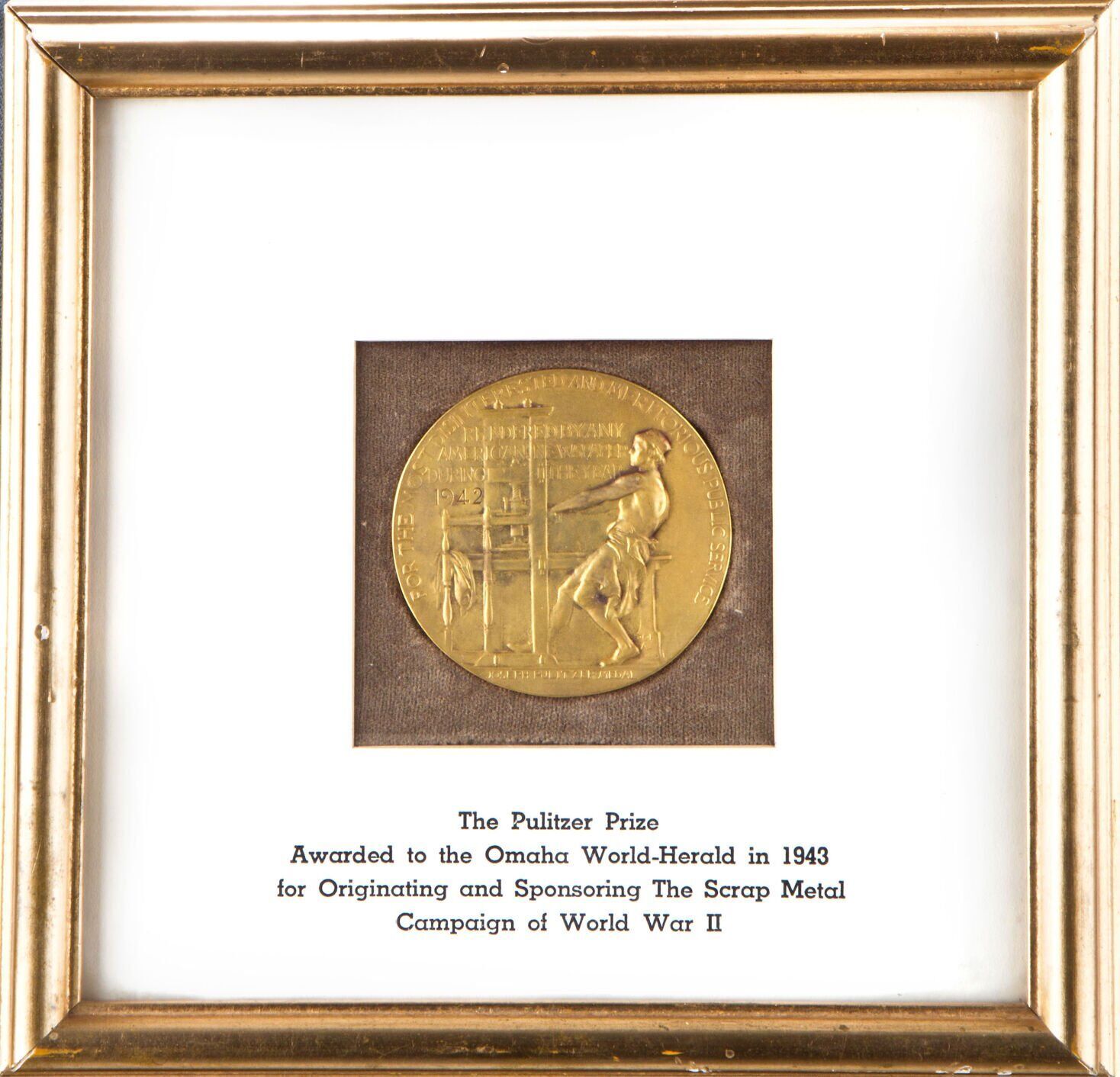 Omaha World-Herald Pulitzer Prize for Public Service, 1943